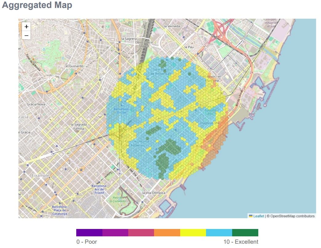 Poblenou Aggregated Map