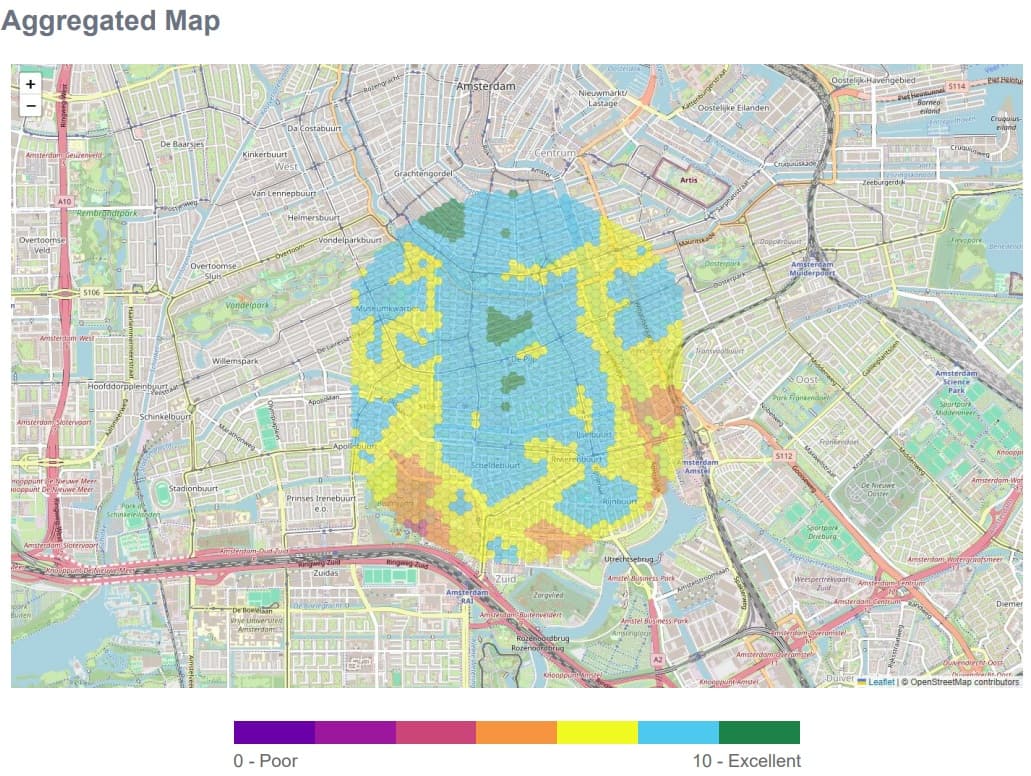 De Pijp Aggregated Map