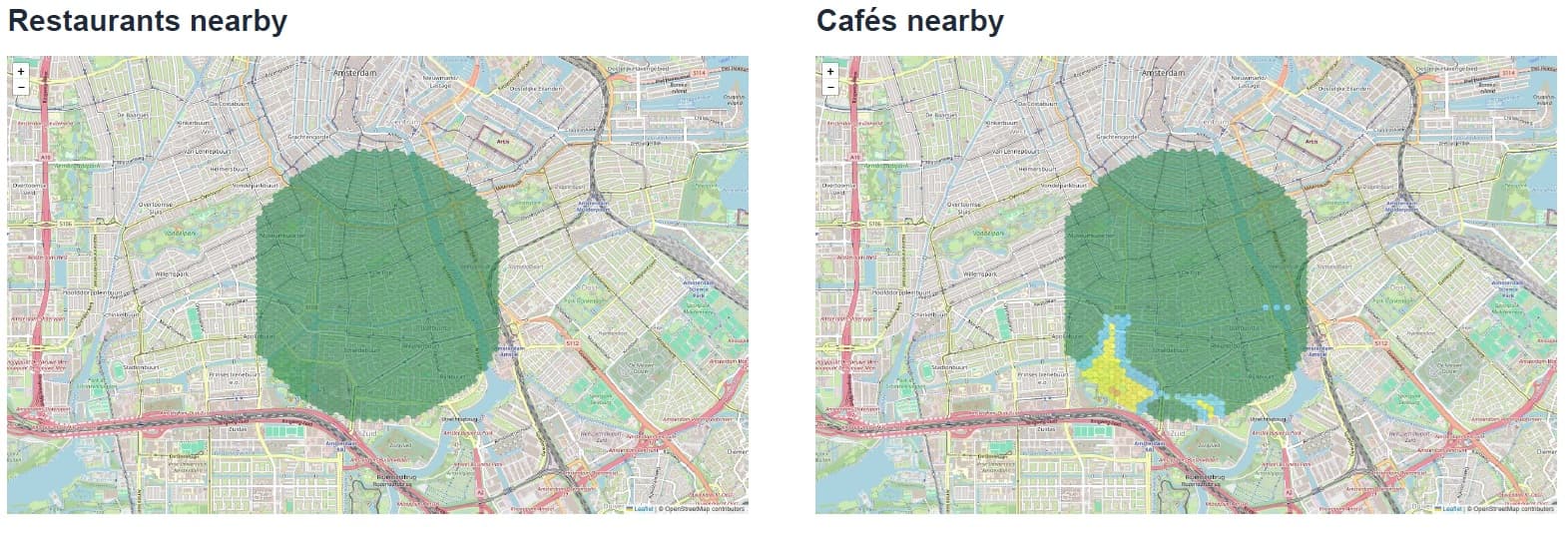 De Pijp Restaurants and Cafés Maps